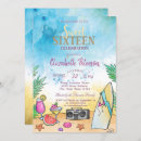 Recherche de tropical 16ans anniversaire invitations Pastèque