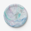 Recherche de marbre assiettes en papier Contemporain