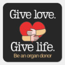 Suche nach organspender aufkleber Transplantation