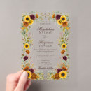 Recherche de tournesols mariage invitations Toute personne