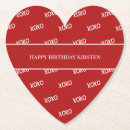 Suche nach xoxo untersetzer Rot