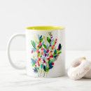 Recherche de couleur abstraite tasses Fleurs