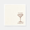 Recherche de vieux papier serviettes Cocktail