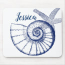 Recherche de coquille nautilus tapis souris Mer