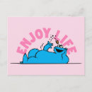 Recherche de cookie monster cartes postales Marionnette bleue