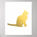 Recherche de silhouette de chat posters Illustration