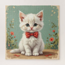 Suche nach weiße katze puzzle Kätzchen