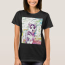 Suche nach sibirischer husky tshirts Schwarz