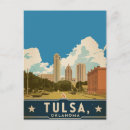 Recherche de tulsa cartes postales Rétro