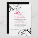 Recherche de ciquantième cinquante anniversaire invitations Célébration
