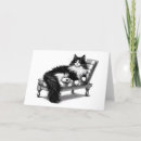 Suche nach lustige katze danken ihnen karten Schwarz weiß