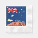 Recherche de drapeau australien serviettes Fête