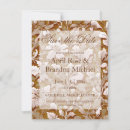 Recherche de burnt orange save the dates Vintage