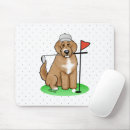 Recherche de golfeurs tapis souris Doré