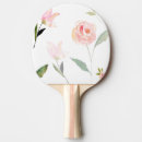 Recherche de belles fleurs raquettes ping pong Rose