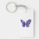 Suche nach blauer schmetterling schlüsselanhänger Gold