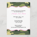 Recherche de camouflage graduation invitations Fête