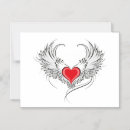 Recherche de coeur à ailes invitations Amour
