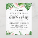 Recherche de tropical 11x14 anniversaire invitations Fête d'anniversaire