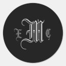 Recherche de trois lettres autocollants Initiale