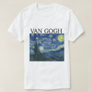 Recherche de peinture van gogh tshirts Français