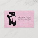 Recherche de danseurs classiques cartes visite Ballet
