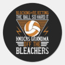 Recherche de joueur de volleyball autocollants Entraîneur