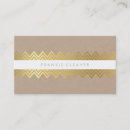 Recherche de chevron or cartes visite Professionnel