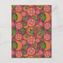 Recherche de fruits mignons cartes postales Motif