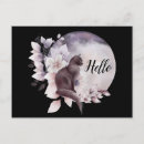 Suche nach katze und vollmond postkarten Schwarzkatze