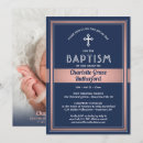 Recherche de blanc rose baptême invitations Baby girl