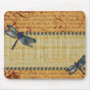 Recherche de libellule bleue tapis souris Jolie