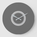 Recherche de gris foncé horloges Moderne