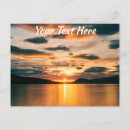 Recherche de mer nord cartes postales Coucher de soleil