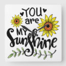 Suche nach sonnenschein wanduhren Sonnenblume