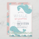 Recherche de baleine rose invitations Vagues