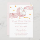 Recherche de star baby shower fille invitations Lune