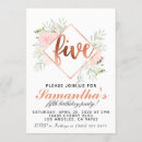 Recherche de 5ème invitations Rose