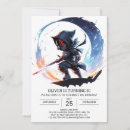Suche nach ninja geburtstag einladungen Kriegerin