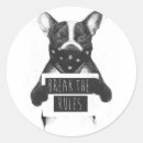 Recherche de chien drôle autocollants Typographie