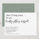 Recherche de drôles mariage invitations Typographie