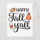 Recherche de argot cartes postales Happy fall y'all
