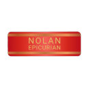 Recherche de logo rouge autocollants Monogramme