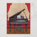 Recherche de grand piano cartes postales Musique