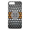 Recherche de pois orange et blanc iphone coques Mignon