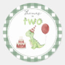 Recherche de anniversaire de t rex autocollants Aquarelle