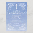 Recherche de première moderne petite communion invitations Aquarelle