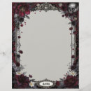 Recherche de gothique papier à lettre Floral
