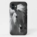 Recherche de cheval blanc iphone coques Noir