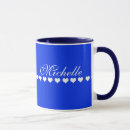 Recherche de coeur bleu tasses Girly
